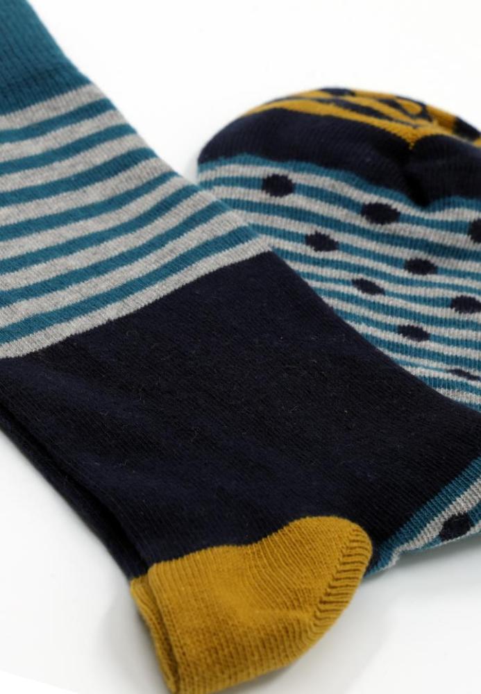 Șosete Bărbătești Organice Fără Cusătură,cu buline colorate , Engros